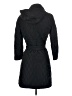DKNY 100% Polyester Black Coat Size S - photo 2