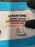 Lands' End Tie-dye Teal Pullover Sweater Size L (petite) - photo 7