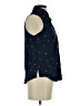 Kohl's Polka Dots Blue Sleeveless Button-Down Shirt Size S - photo 4