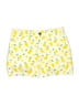St. John's Bay Print Yellow Shorts Size 2 - photo 1
