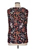 Roz & Ali 100% Polyester Black Sleeveless Blouse Size XL - photo 2