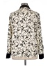 Catherine Malandrino 100% Polyester Paisley Ivory Long Sleeve Blouse Size XL - photo 2