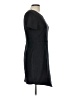 Aqua 100% Polyester Solid Black Casual Dress Size L - photo 4