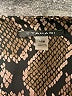 T Tahari 100% Polyester Animal Print Black Long Sleeve Blouse Size M - photo 7