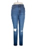 Madewell Hearts Blue Jeans Size 32 waist (tall) - photo 1