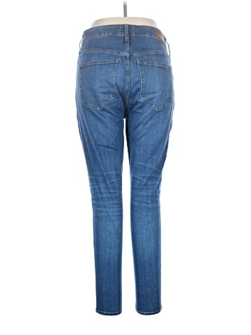 Madewell Tall Curvy High-Rise Skinny Crop Jeans in Delmar Wash: Eco Edition (view 2)