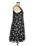 Perceptions Floral Black Casual Dress Size XL - photo 4