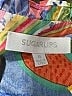 Sugarlips 100% Cotton Tropical Orange Short Sleeve Blouse Size XL - photo 7