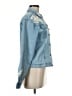 Bill Blass Hearts Blue Denim Jacket Size M - photo 4