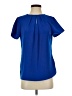 Lands' End 100% Polyester Blue Short Sleeve Blouse Size 4 - photo 1