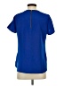 Lands' End 100% Polyester Blue Short Sleeve Blouse Size 4 - photo 2