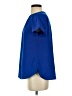 Lands' End 100% Polyester Blue Short Sleeve Blouse Size 4 - photo 5