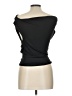 Shein Black Short Sleeve Top Size L - photo 2