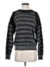 Carven Houndstooth Black Wool Pullover Sweater Size S - photo 1