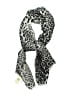 Collection Eighteen 100% Polyester Animal Print Gray Scarf One size - photo 1