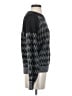 Carven Houndstooth Black Wool Pullover Sweater Size S - photo 4