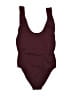Unbranded Burgundy Bodysuit Size P (estimated, petite) - photo 1
