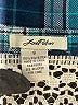 Love Potion 100% Polyester Plaid Teal Long Sleeve Blouse Size S - photo 7