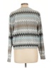 Drew Chevron-herringbone Silver Cardigan Size L - photo 2