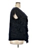 Rafaella Black Short Sleeve Top Size 2X - photo 4