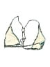 Volcom Animal Print Teal Swimsuit Top Size L - photo 2