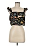 Aqua Black Sleeveless Blouse Size M - photo 1