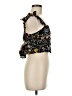 Aqua Black Sleeveless Blouse Size M - photo 4