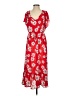 89th & Madison 100% Polyester Red Casual Dress Size S - photo 1