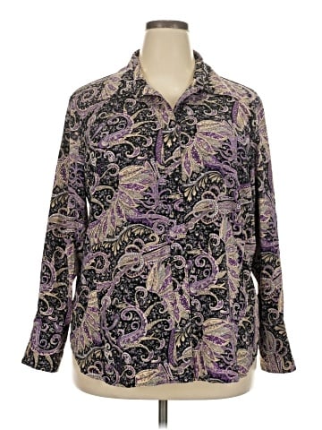Worthington Long Sleeve Button-Down Shirt (view 1)