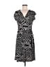 212 Collection Print Black Casual Dress Size M - photo 1