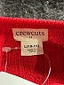 Crewcuts Outlet 100% Cotton Red Cardigan Size 10 - 11 - photo 3