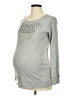 Motherhood Silver Pullover Sweater Size Med Maternity - photo 1