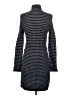 Tory Burch 100% Wool Houndstooth Blue Wool Coat Size XS - photo 2