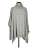 Peach Gray Poncho Size Sm - Med - photo 1