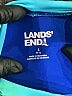 Lands' End Color Block Blue Active T-Shirt Size L - photo 7