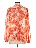 Lulus 100% Polyester Orange Long Sleeve Blouse Size S - photo 2