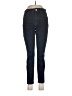 White House Black Market Solid Blue Jeans Size 8 - photo 1