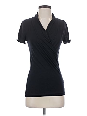 Velvet Short Sleeve Turtleneck (view 1)