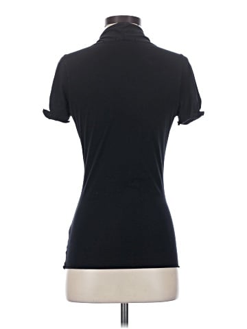 Velvet Short Sleeve Turtleneck (view 2)