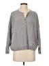 Listicle Chevron-herringbone Gray Pullover Sweater Size S - photo 1