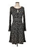 Max Studio Graphic Black Casual Dress Size S - photo 1