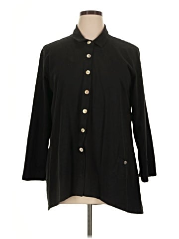 Kleen 3/4 Sleeve Button-Down Shirt (view 1)