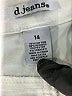 d.jeans Solid White Jeans Size 14 - photo 5
