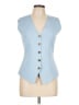 ATM Blue Sleeveless Blouse Size L - photo 1