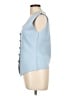 ATM Blue Sleeveless Blouse Size L - photo 5