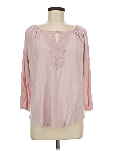Chaps 3/4 Sleeve Blouse (view 1)