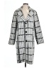 Vince Camuto Houndstooth Gray Coat Size L - photo 1