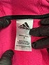 Adidas 100% Polyester Pink Zip Up Hoodie Size 6 - photo 3