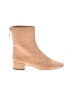 J.Crew 100% Leather Tan Ankle Boots Size 9 1/2 - photo 1