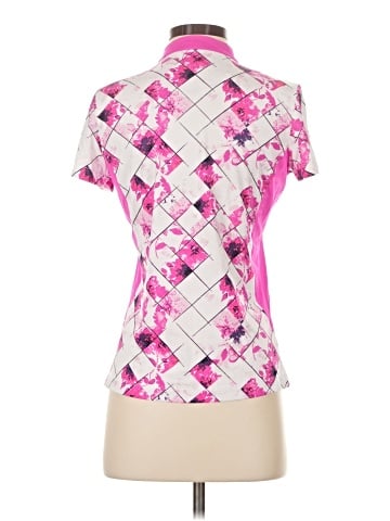 Tail Short Sleeve Blouse (view 2)
